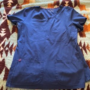 Scrub top and bottom